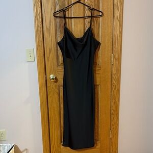 Banana Republic Elegant Black Midi Dress